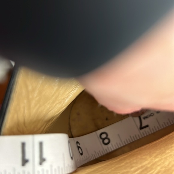 STEFANO Dolci Black Leather Chunky Heel Booties size 35 ½ - Picture 10 of 10